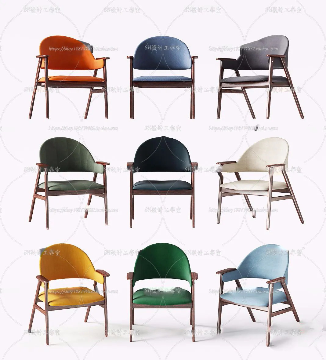 Chair – Armchair – Single Chairs – 3D Models – 0003