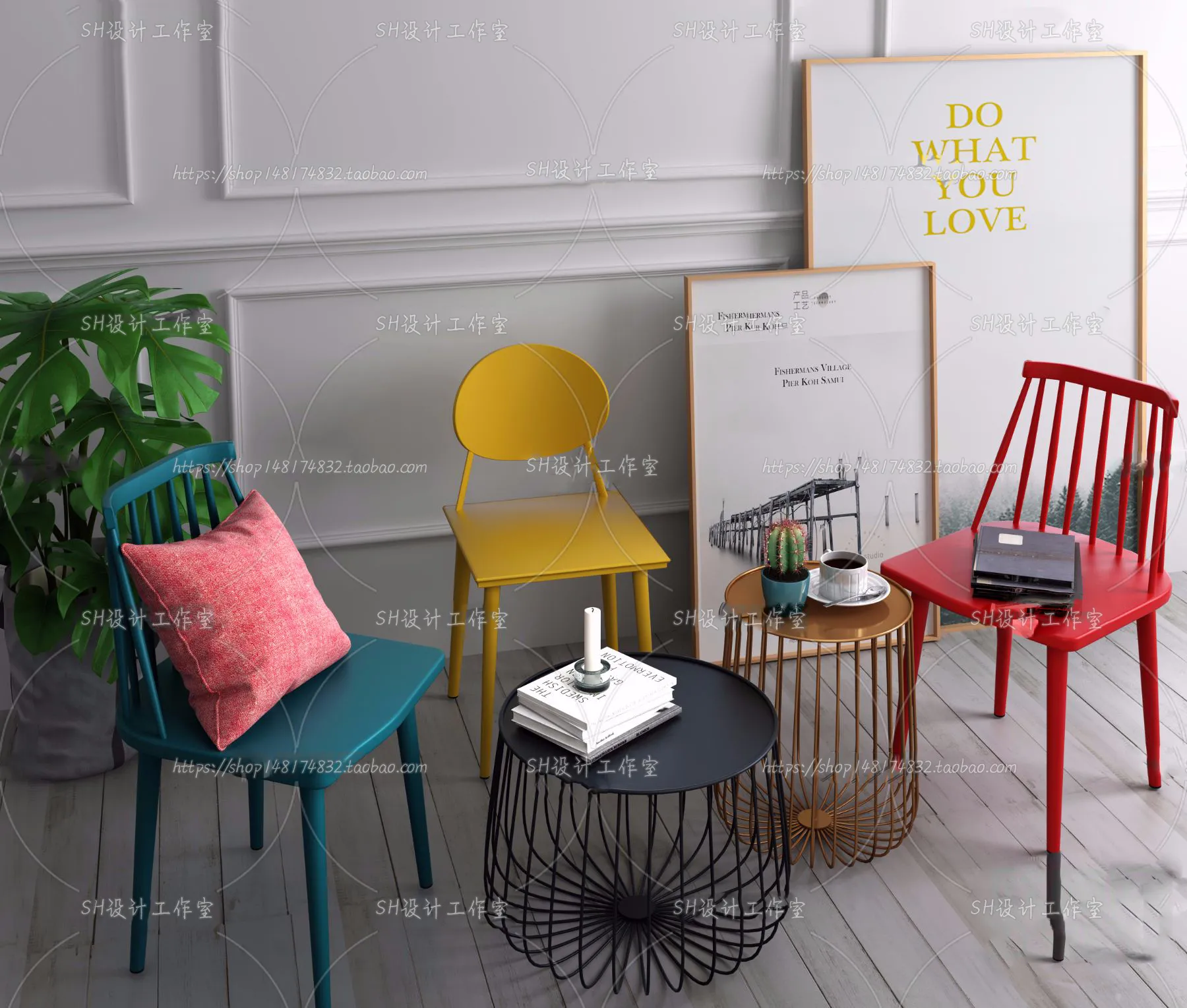Chair – Armchair – Single Chairs – 3D Models – 0004