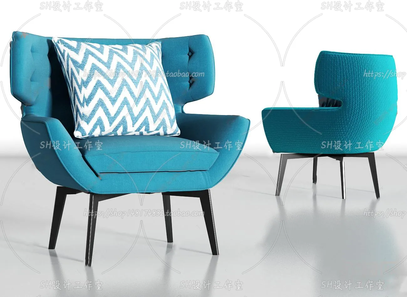 Chair – Armchair – Single Chairs – 3D Models – 0011