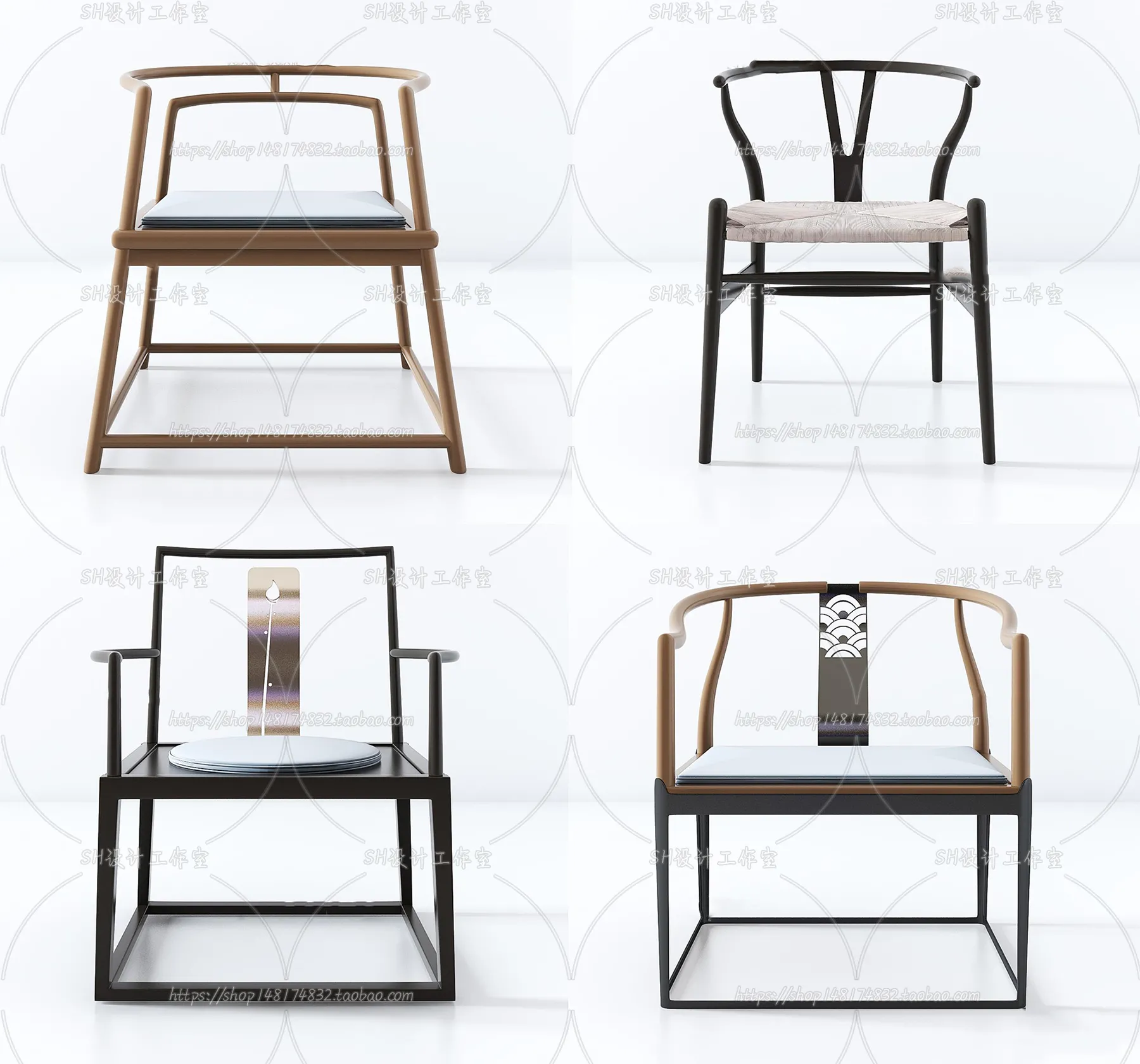 Chair – Armchair – Single Chairs – 3D Models – 0019