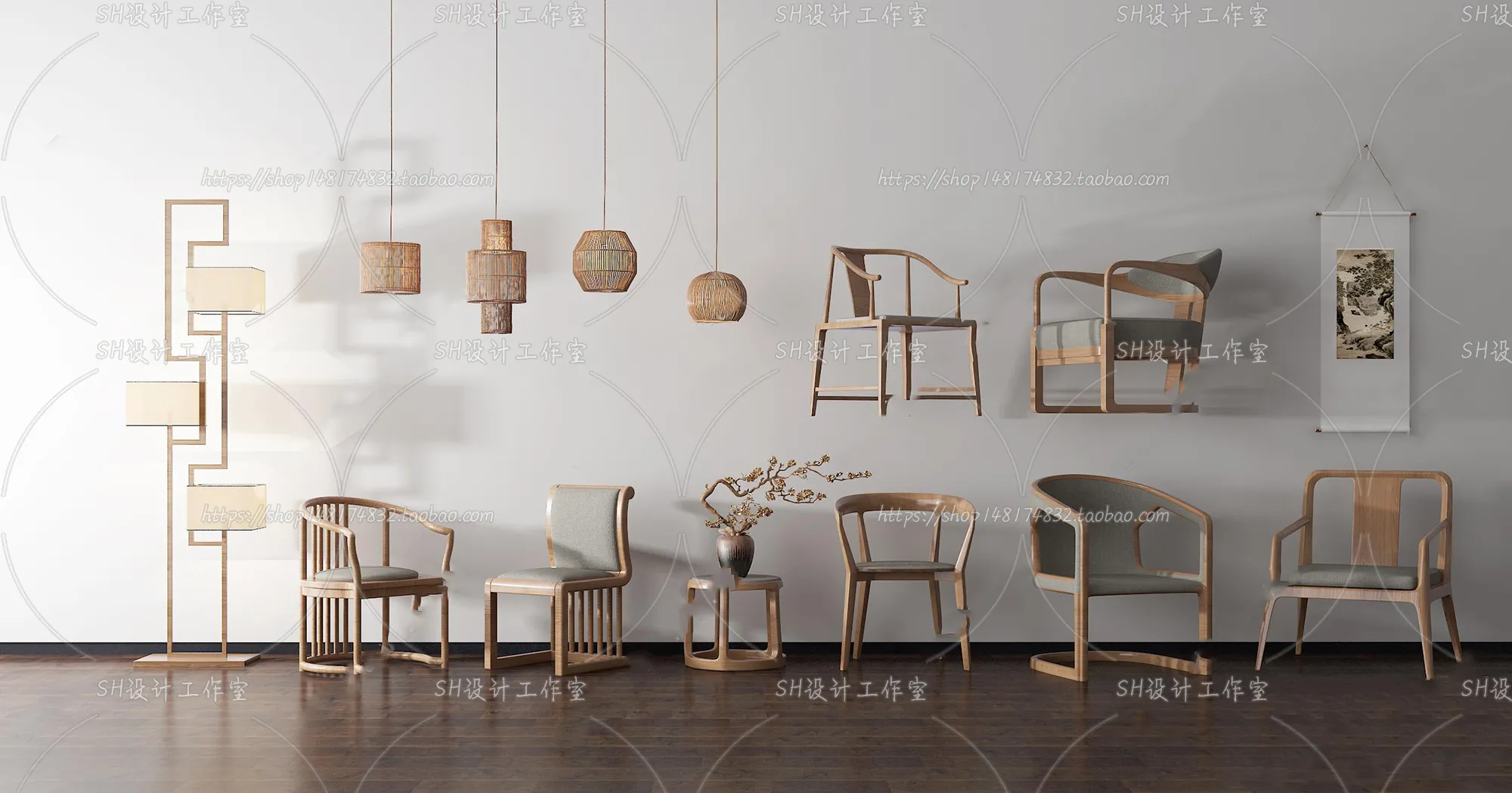 Chair – Armchair – Single Chairs – 3D Models – 0025