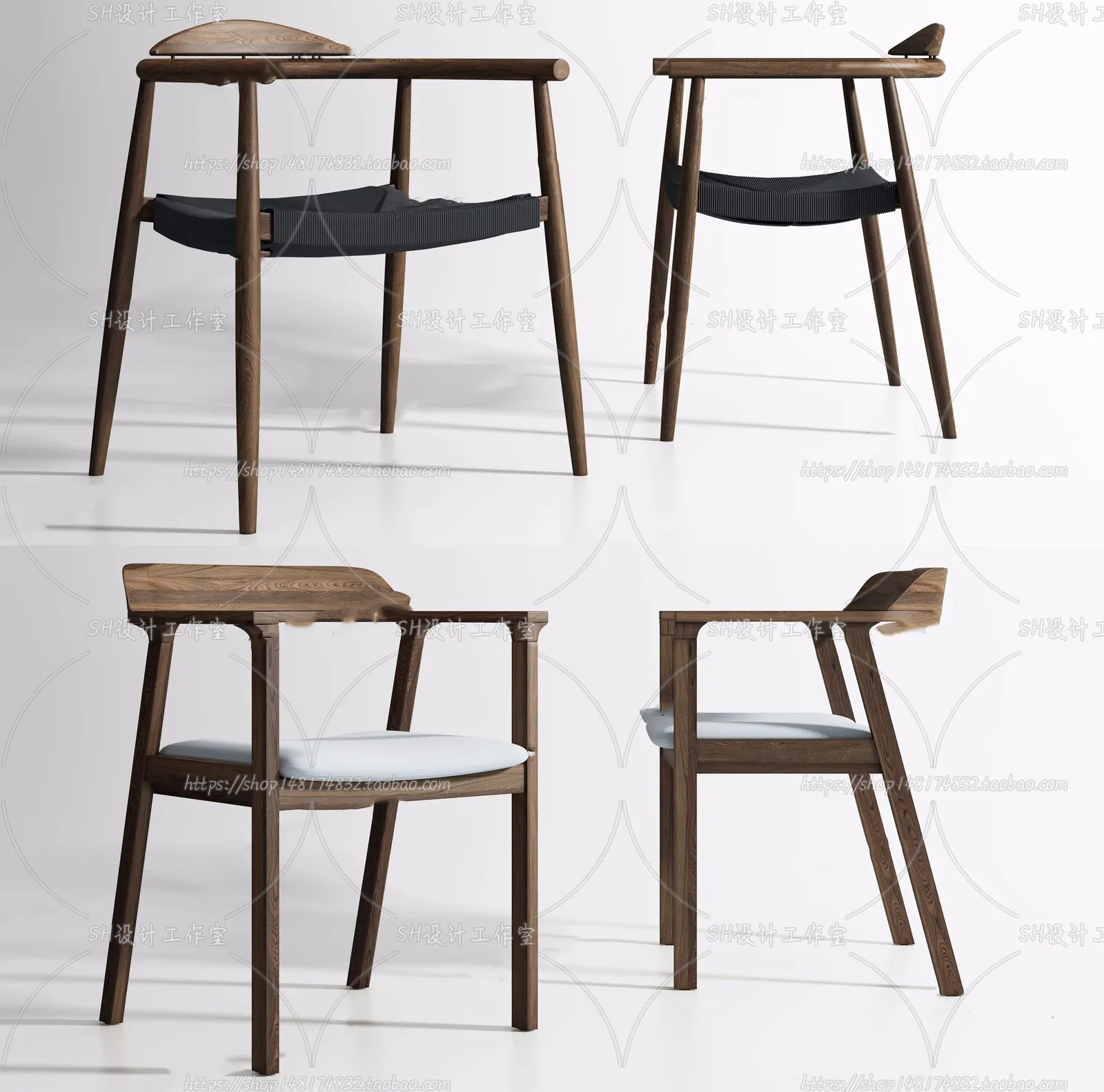 Chair – Armchair – Single Chairs – 3D Models – 0033