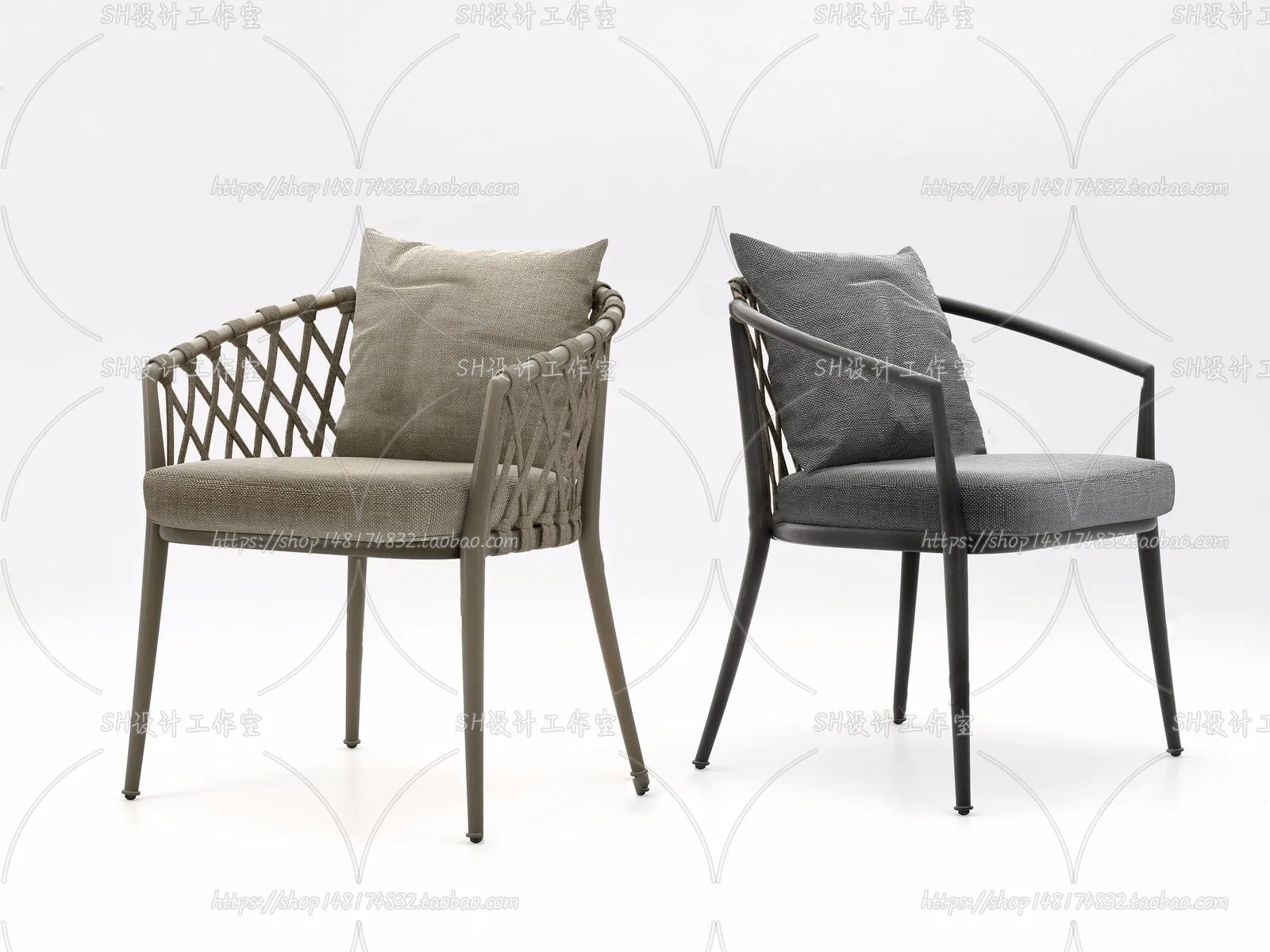 Chair – Armchair – Single Chairs – 3D Models – 0037