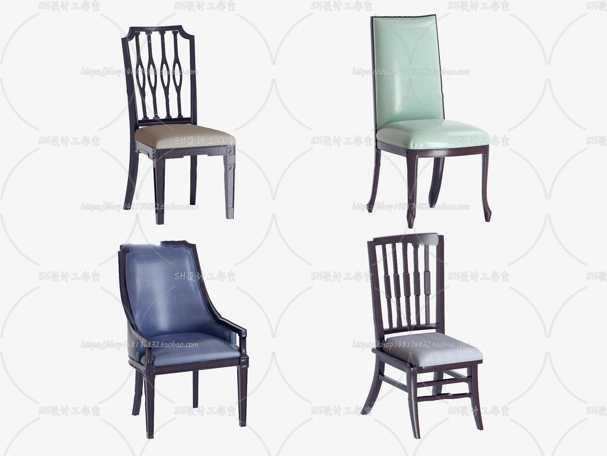 Chair – Armchair – Single Chairs – 3D Models – 0039