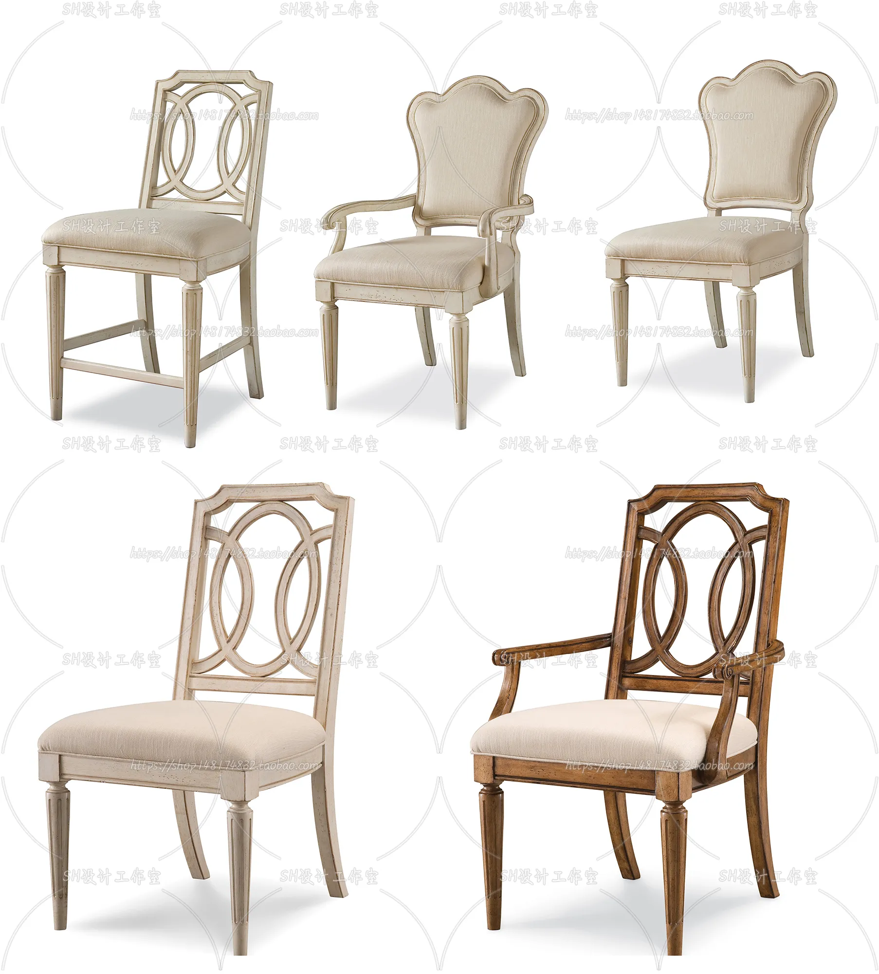 Chair – Armchair – Single Chairs – 3D Models – 0040