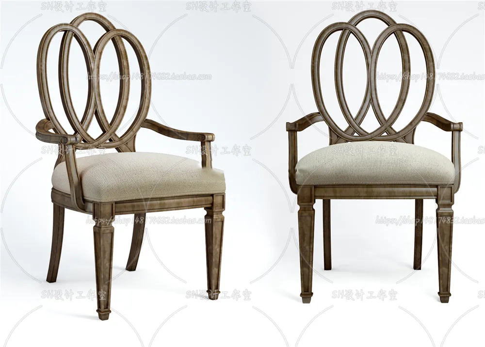 Chair – Armchair – Single Chairs – 3D Models – 0042