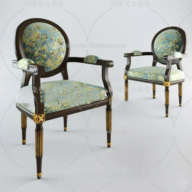 Chair – Armchair – Single Chairs – 3D Models – 0046