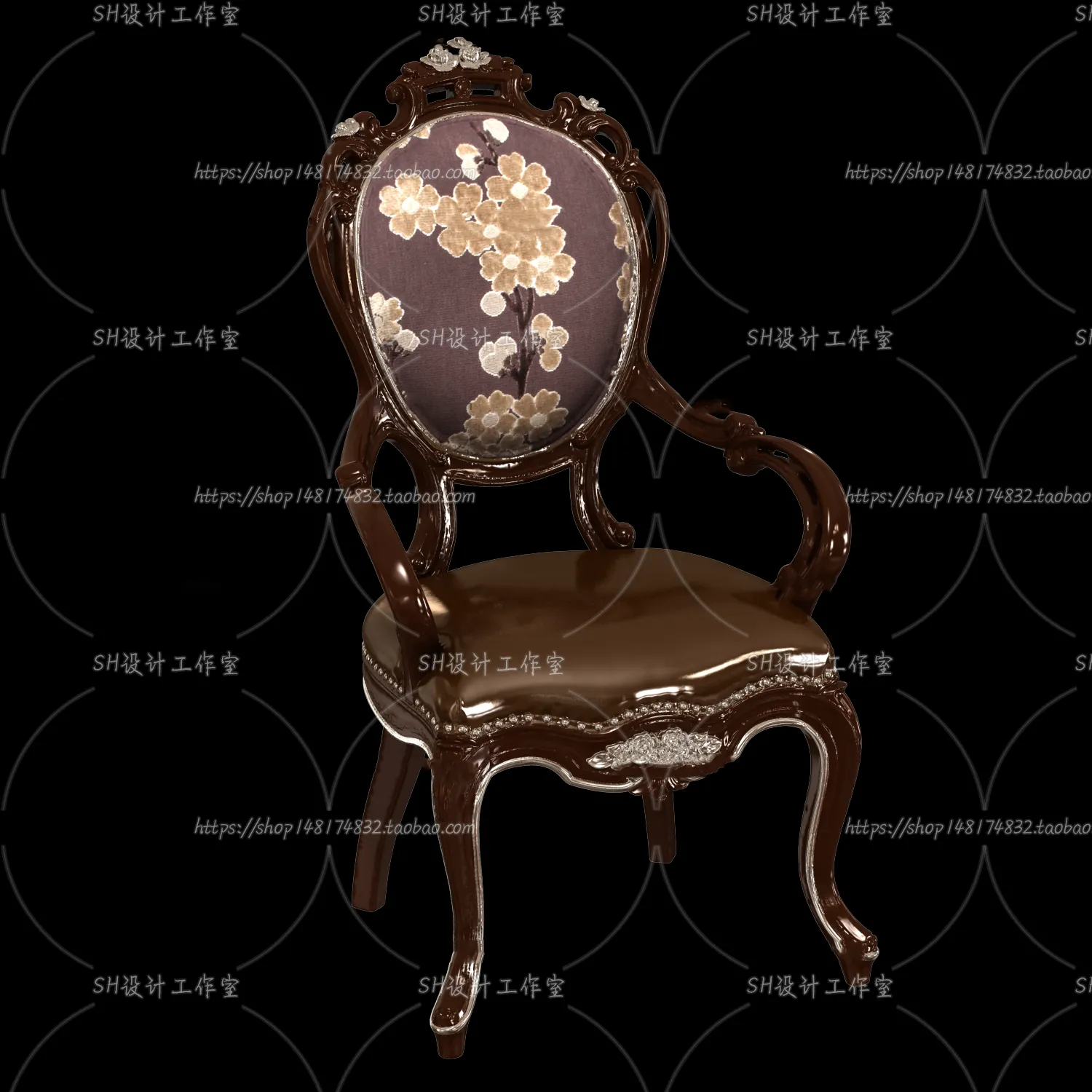 Chair – Armchair – Single Chairs – 3D Models – 0048