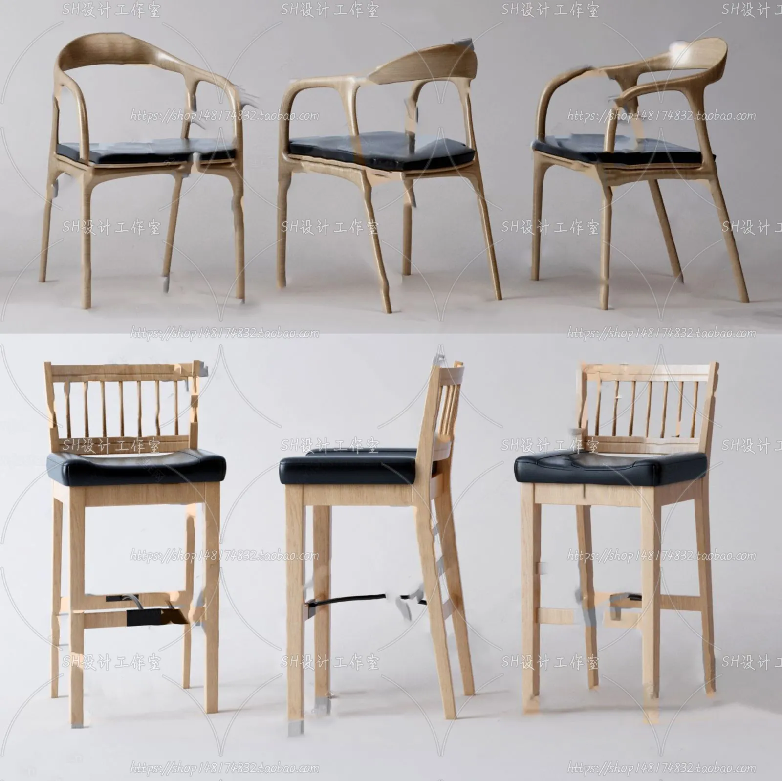 Chair – Armchair – Single Chairs – 3D Models – 0055