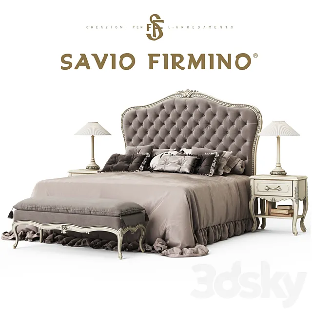 Furniture – Bed 3D Models – Savio Firmino 3141 Bed