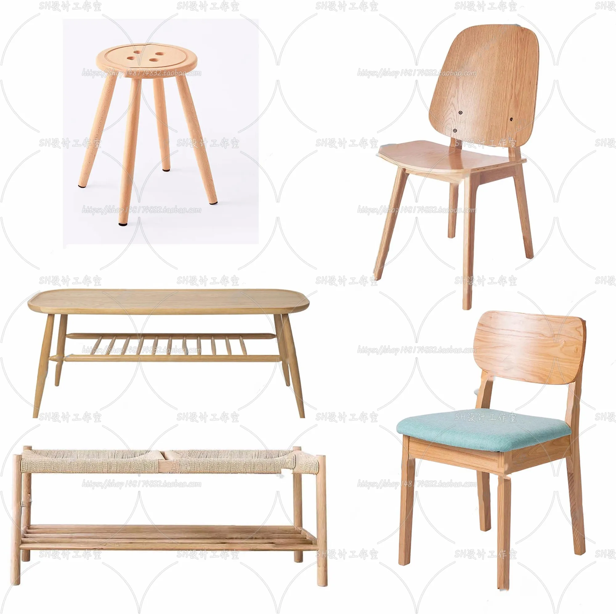 Chair – Armchair – Single Chairs – 3D Models – 0057