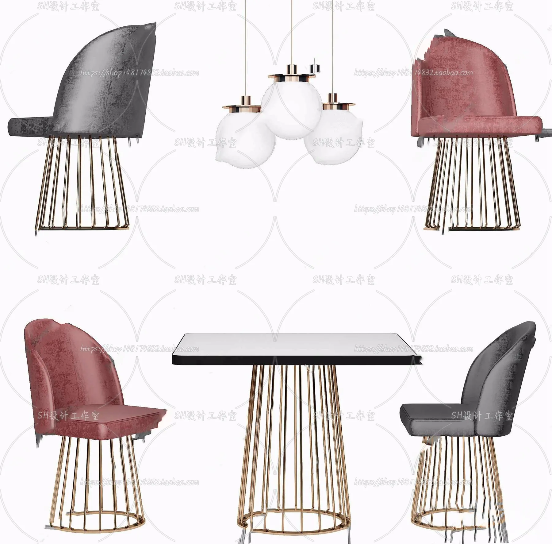 Chair – Armchair – Single Chairs – 3D Models – 0067