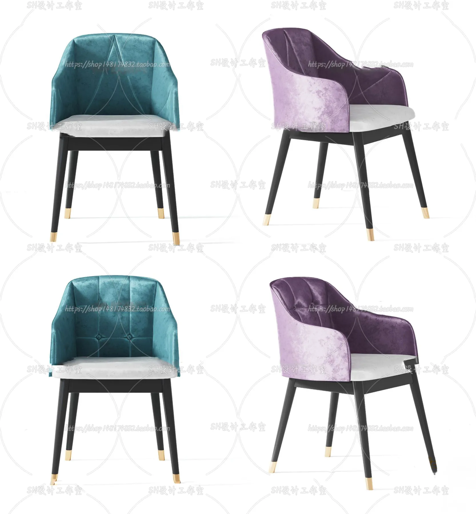 Chair – Armchair – Single Chairs – 3D Models – 0069