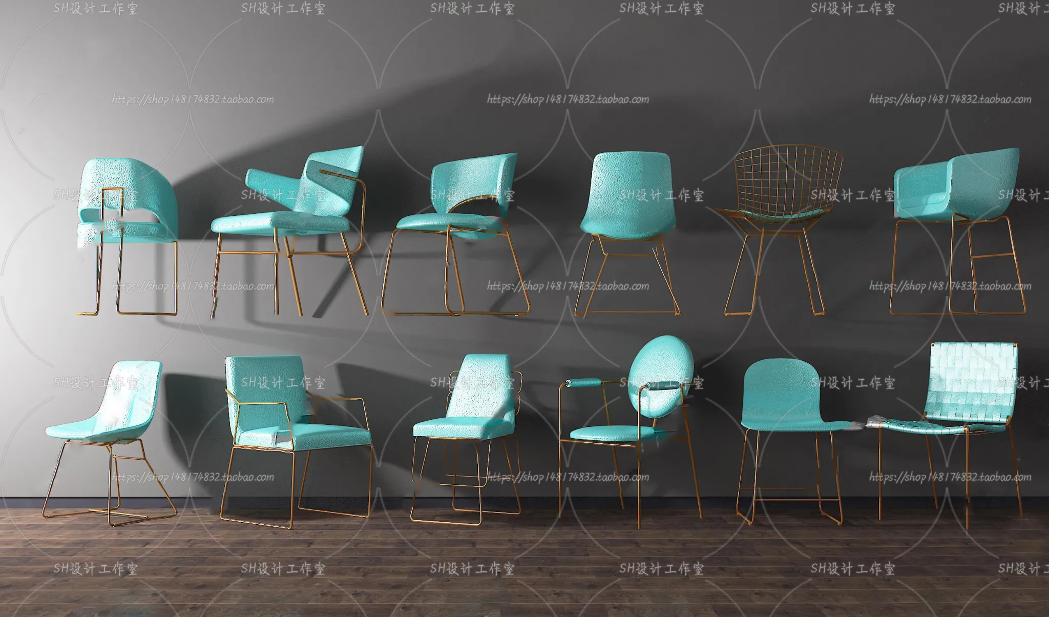 Chair – Armchair – Single Chairs – 3D Models – 0085