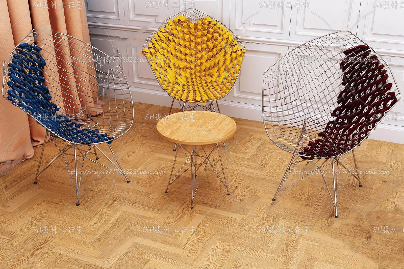 Chair – Armchair – Single Chairs – 3D Models – 0087