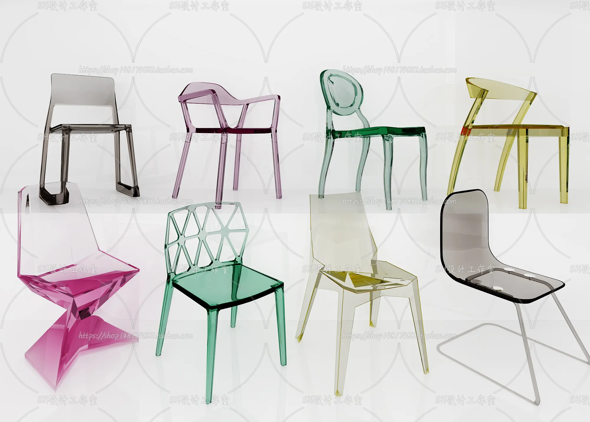 Chair – Armchair – Single Chairs – 3D Models – 0088