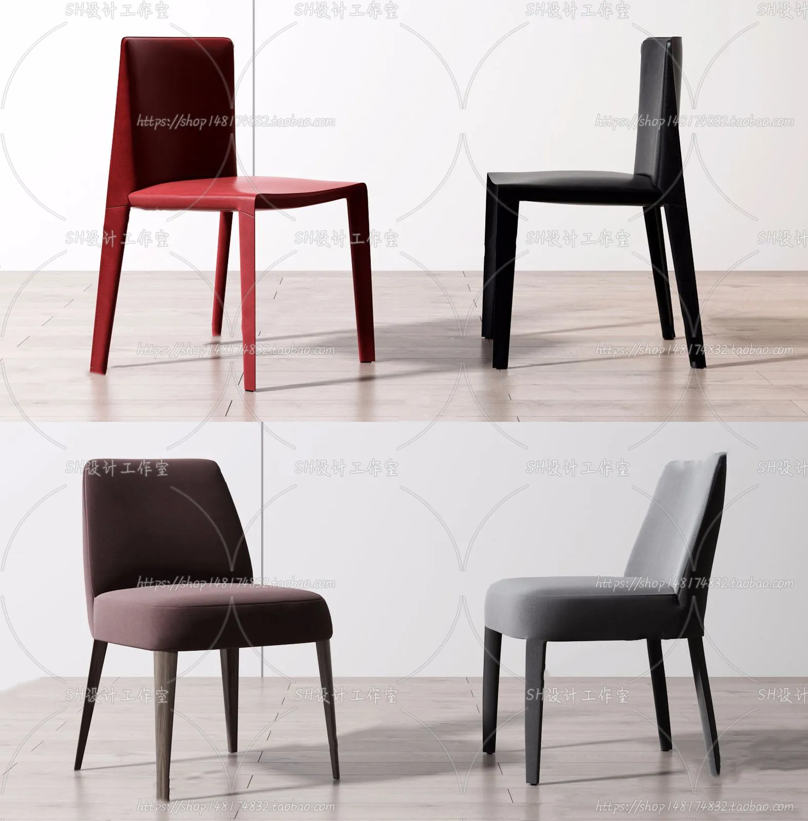 Chair – Armchair – Single Chairs – 3D Models – 0092