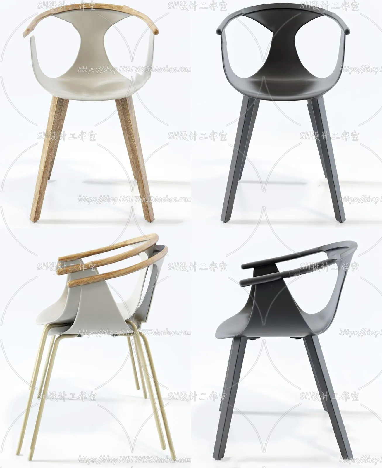 Chair – Armchair – Single Chairs – 3D Models – 0093