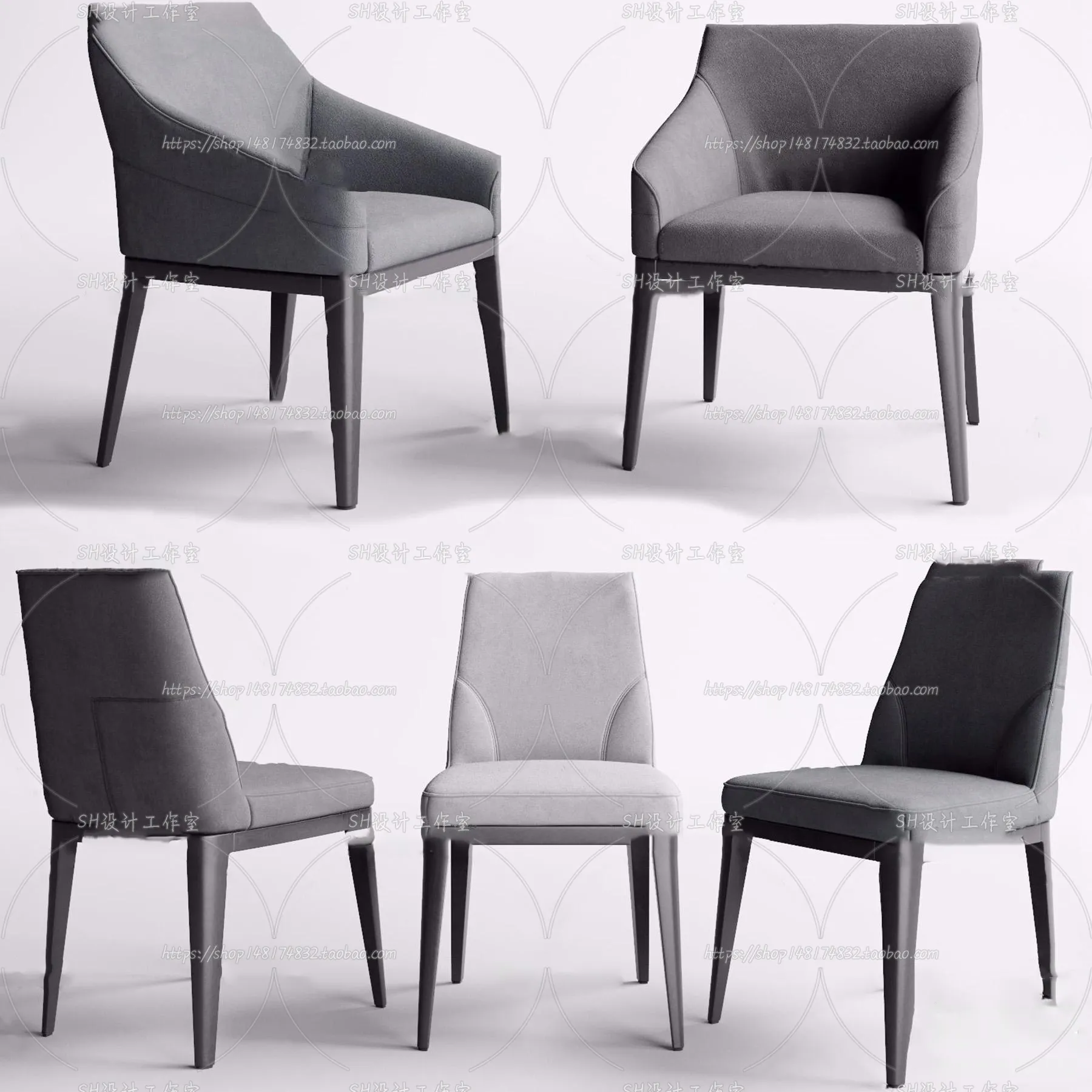 Chair – Armchair – Single Chairs – 3D Models – 0099