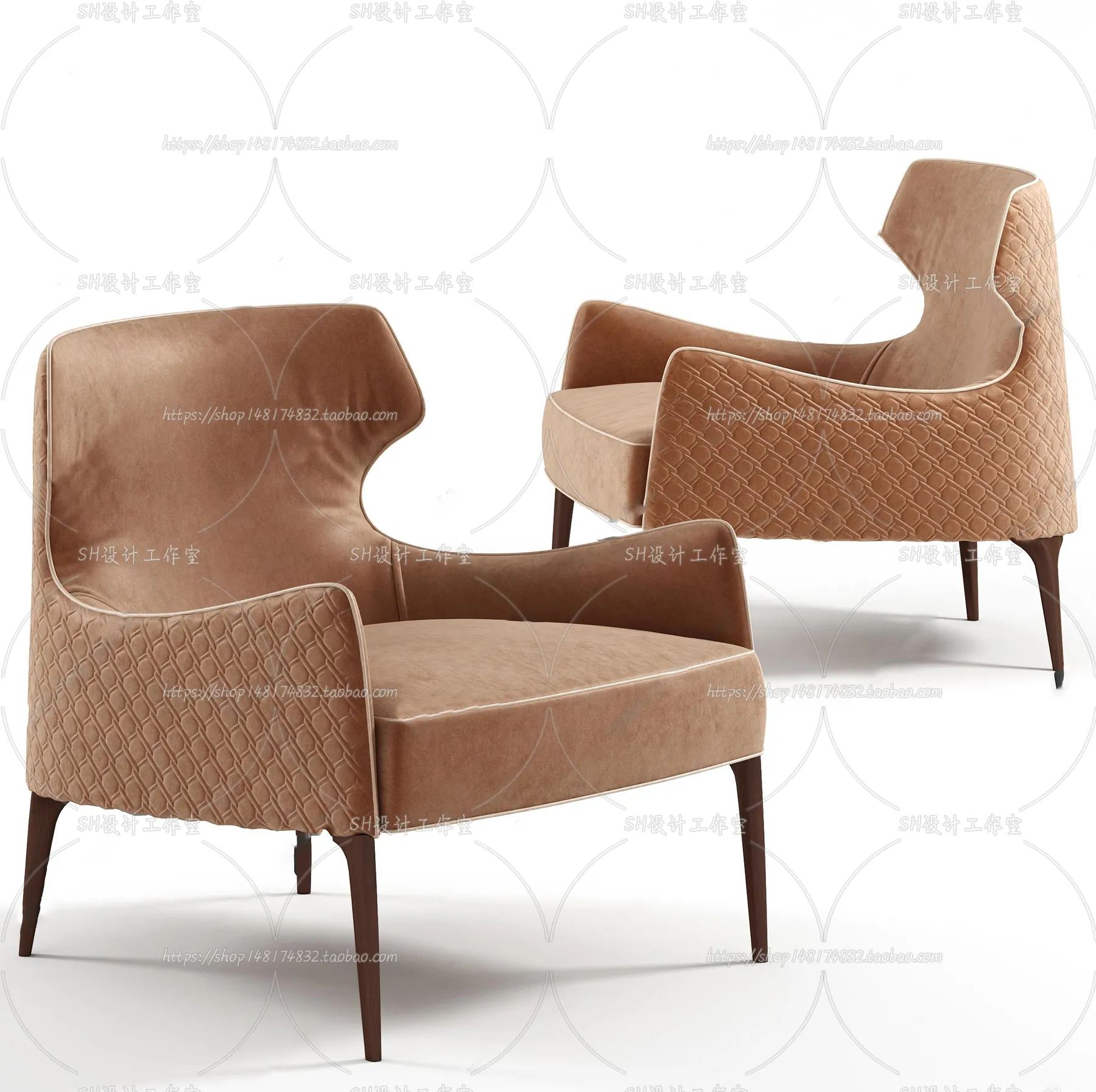 Chair – Armchair – Single Chairs – 3D Models – 0114