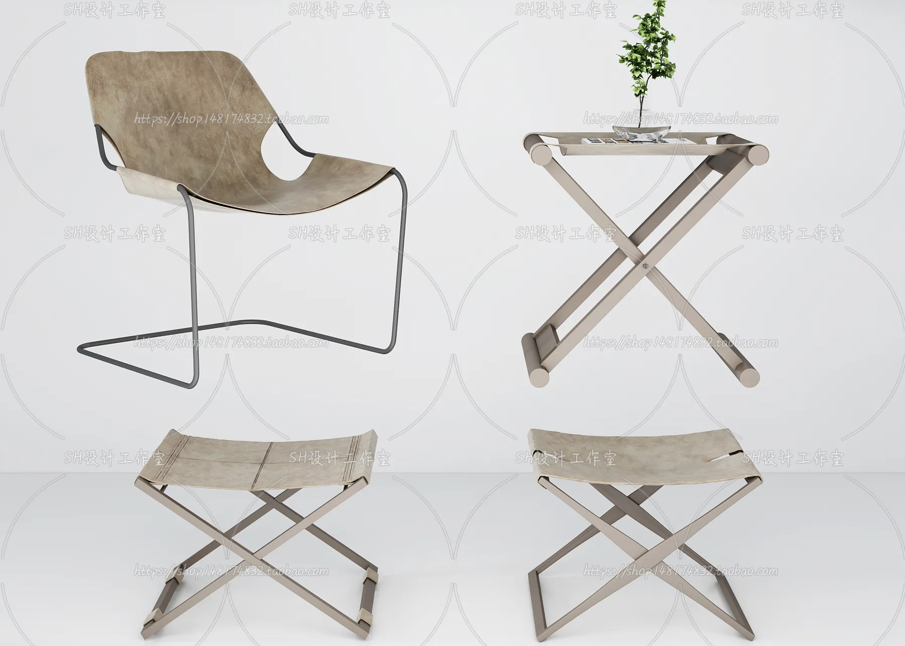 Chair – Armchair – Single Chairs – 3D Models – 0115