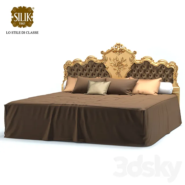Furniture – Bed 3D Models – Silik King Size Bed Venere