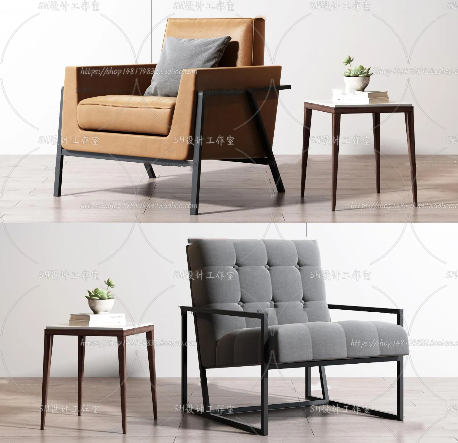 Chair – Armchair – Single Chairs – 3D Models – 0120