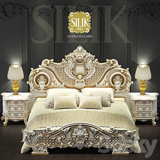 Furniture – Bed 3D Models – Silik Niobe