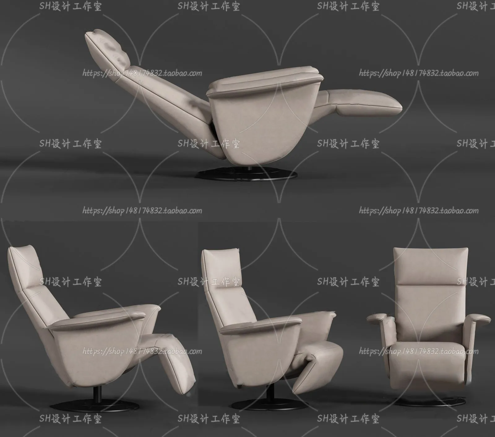 Chair – Armchair – Single Chairs – 3D Models – 0131
