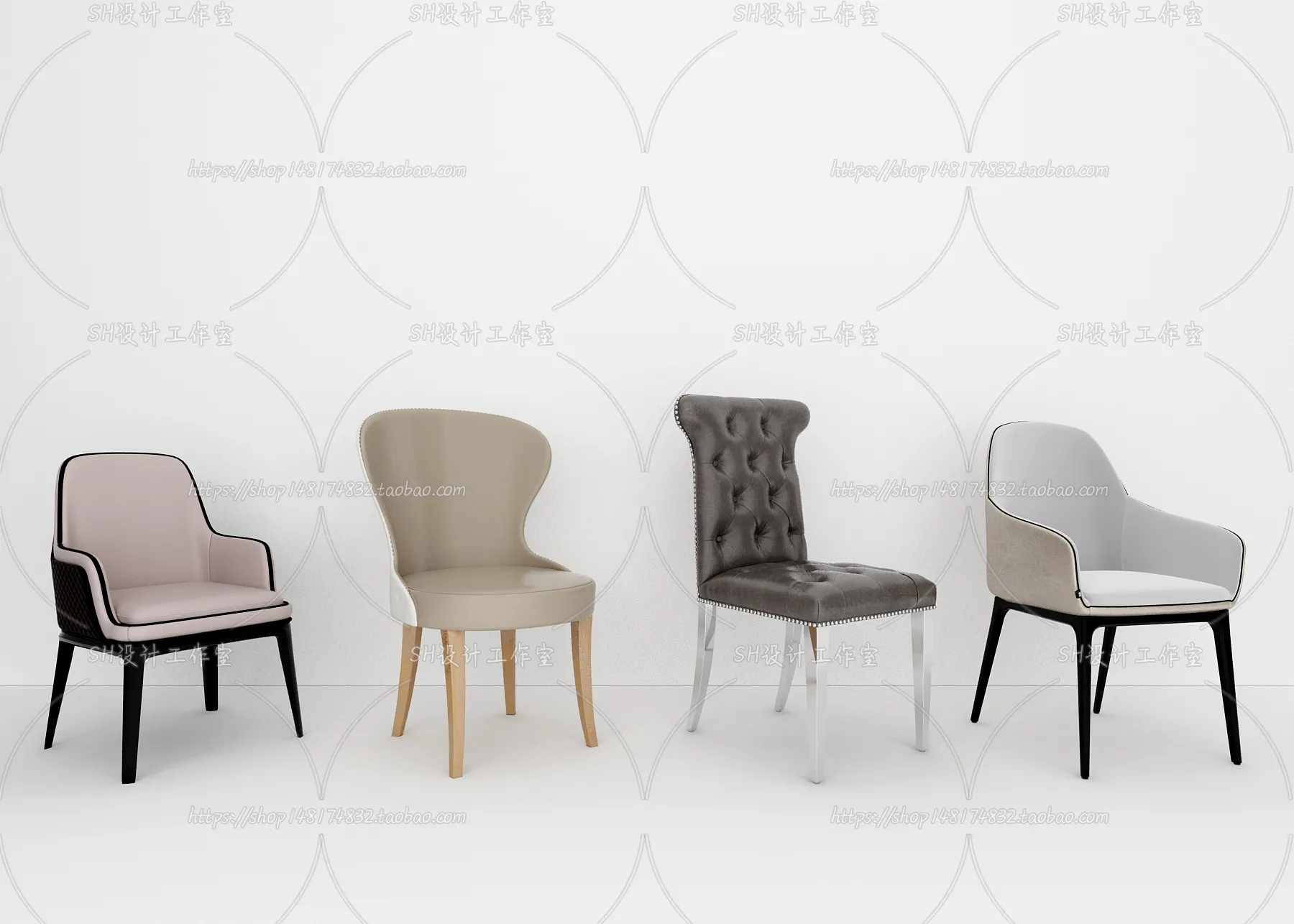 Chair – Armchair – Single Chairs – 3D Models – 0137