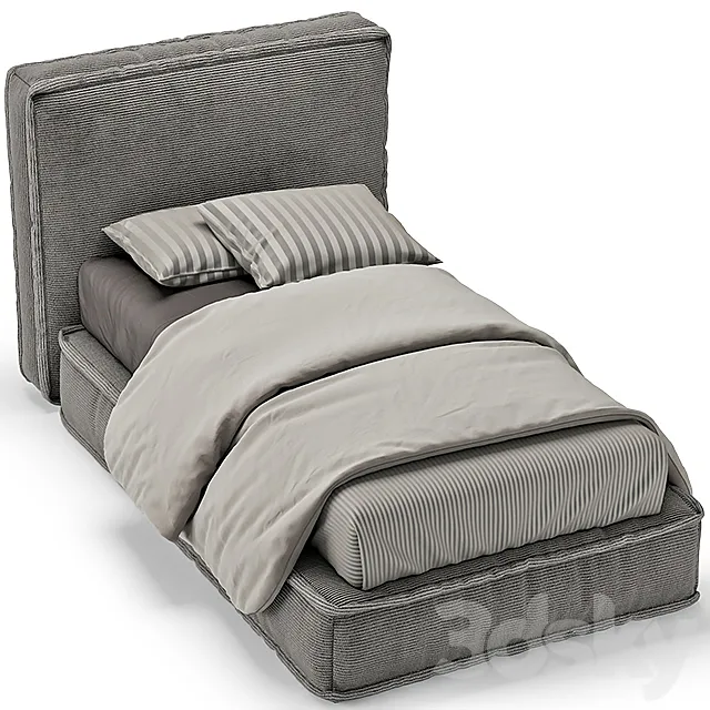 Furniture – Bed 3D Models – SINGLE BED 14