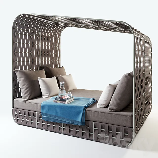 Furniture – Bed 3D Models – Skyline Strips Daybed