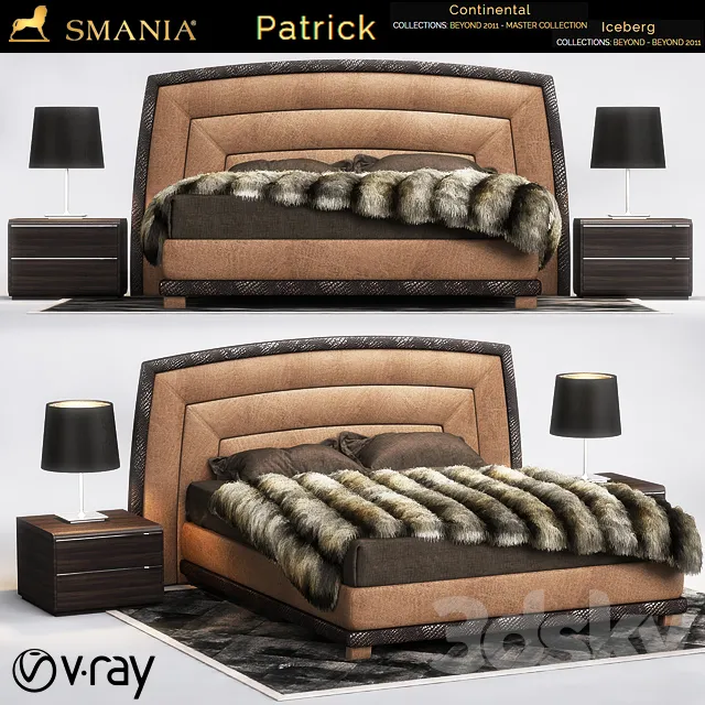 Furniture – Bed 3D Models – Smania Patrick