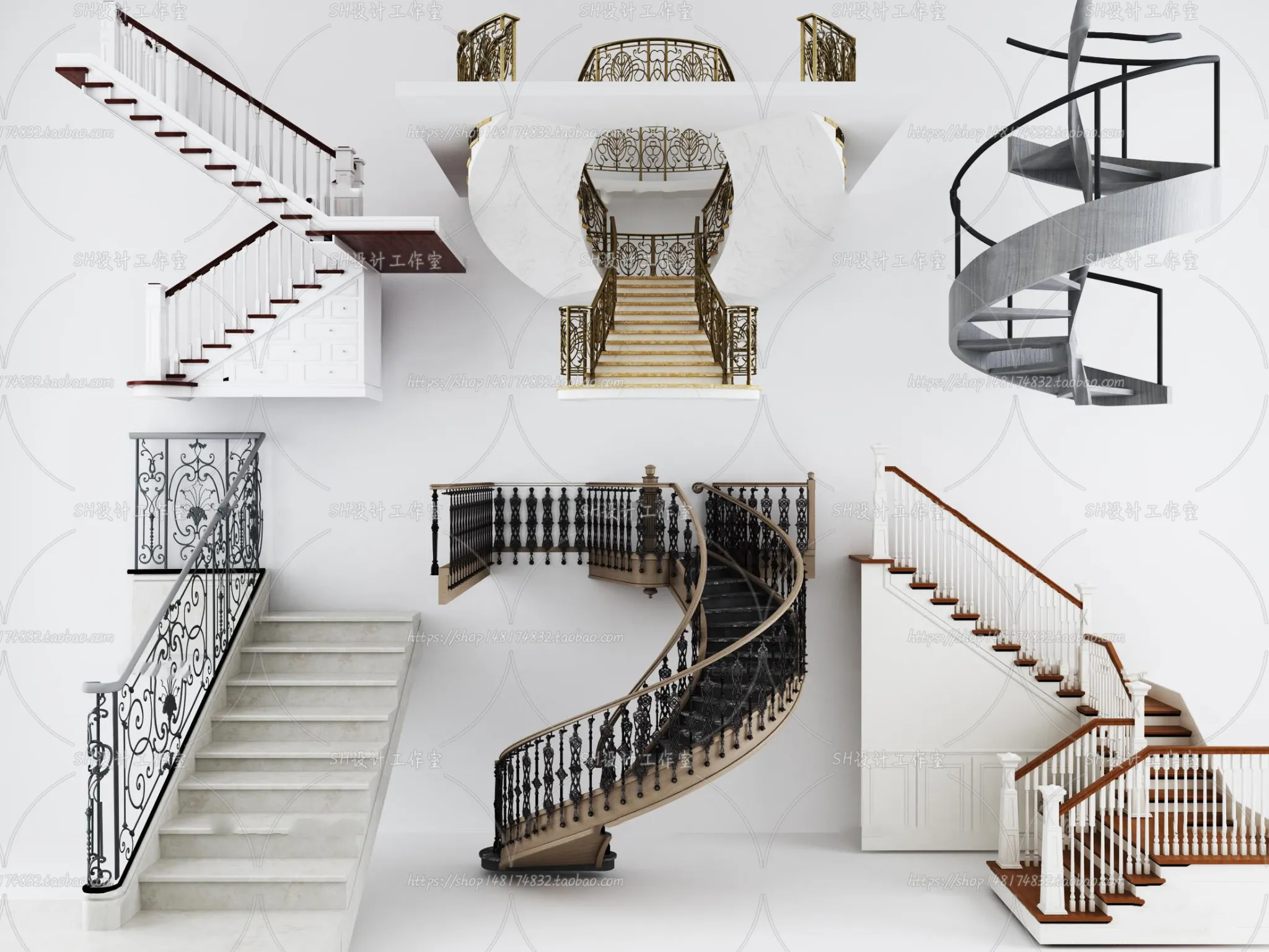 Stair 3D Models – 0076