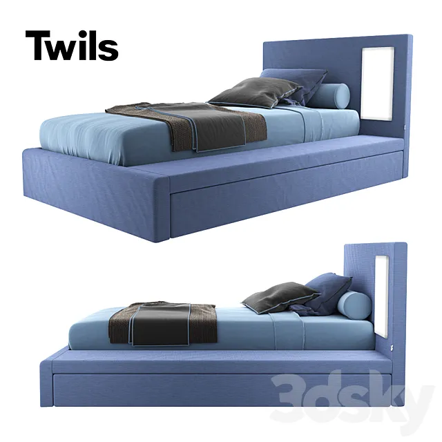 Furniture – Bed 3D Models – Twils Sketch bed