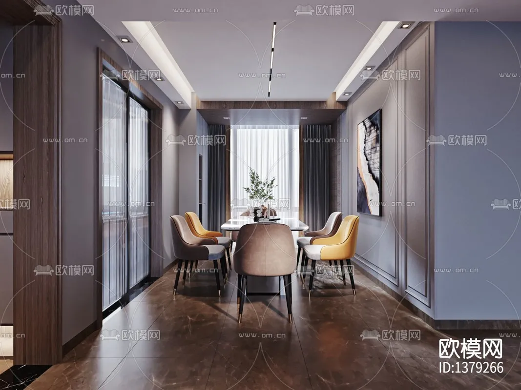 Corona Render 3D Scenes – Living Room – 0008