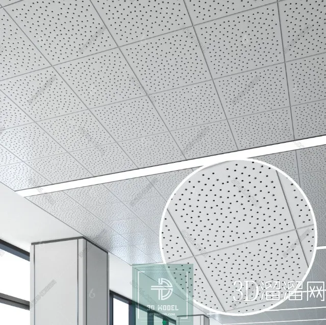 MATERIAL – TEXTURES – OFFICE CEILING – 0037