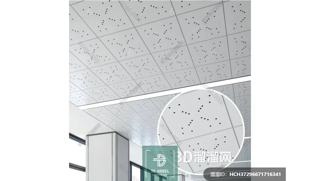 MATERIAL – TEXTURES – OFFICE CEILING – 0039