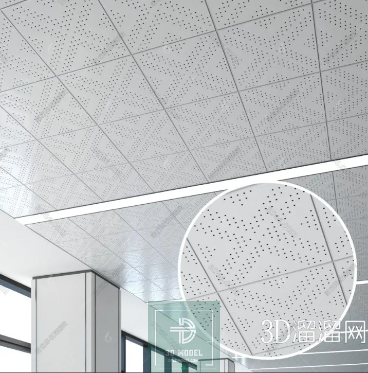 MATERIAL – TEXTURES – OFFICE CEILING – 0044