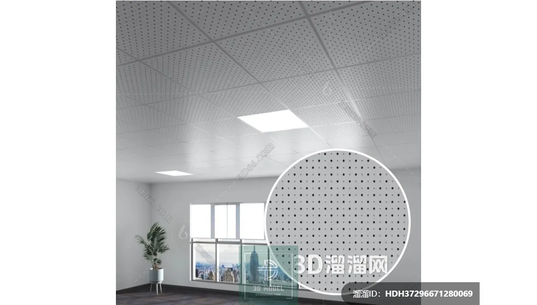 MATERIAL – TEXTURES – OFFICE CEILING – 0057