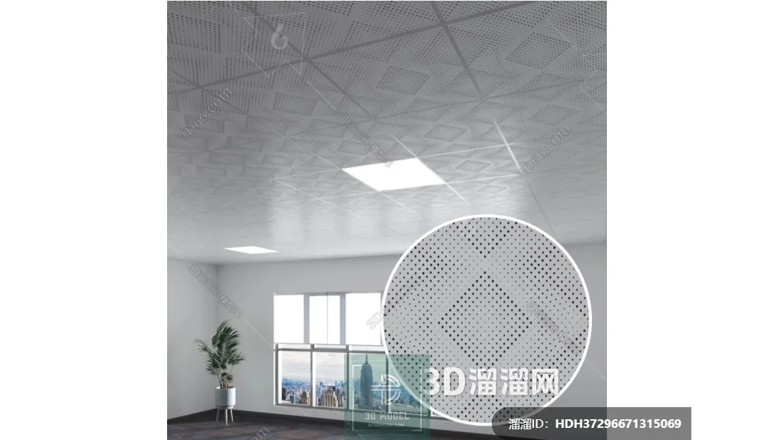 MATERIAL – TEXTURES – OFFICE CEILING – 0058