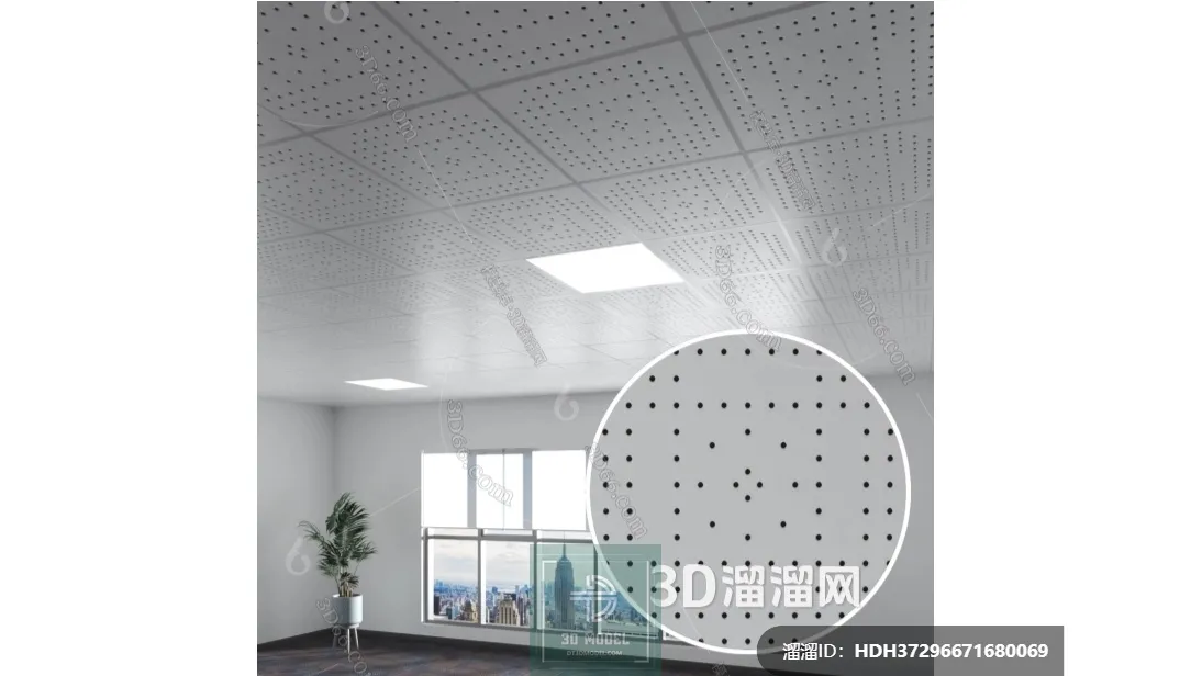 MATERIAL – TEXTURES – OFFICE CEILING – 0075
