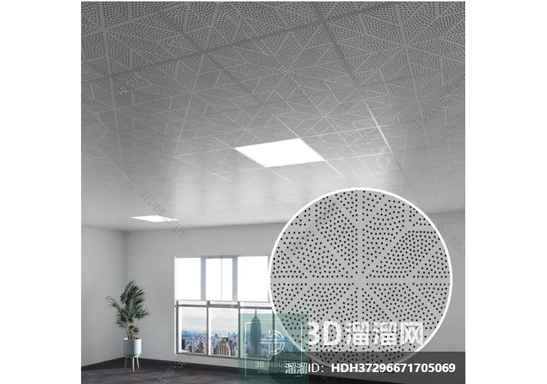 MATERIAL – TEXTURES – OFFICE CEILING – 0076