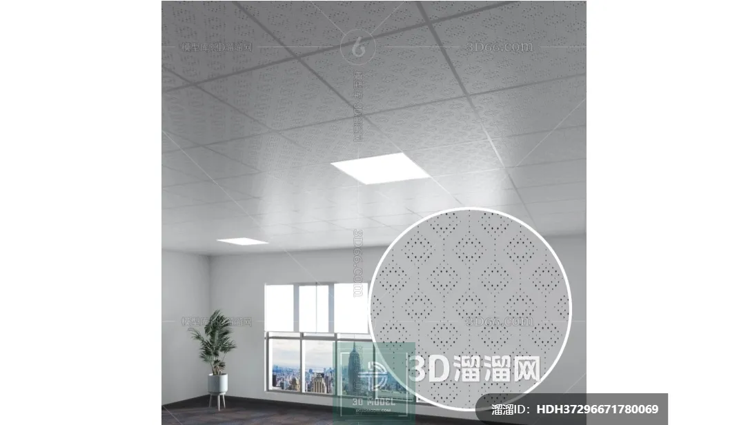 MATERIAL – TEXTURES – OFFICE CEILING – 0079