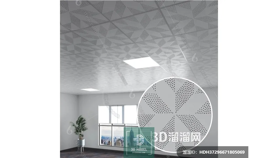 MATERIAL – TEXTURES – OFFICE CEILING – 0080