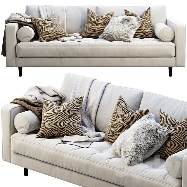 Furniture – Sofa 3D Models – 0245