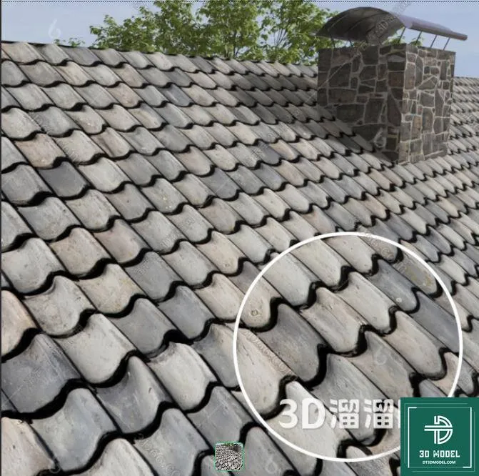 MATERIAL – TEXTURES – ROOF TILES – 0027