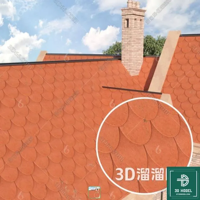 MATERIAL – TEXTURES – ROOF TILES – 0058