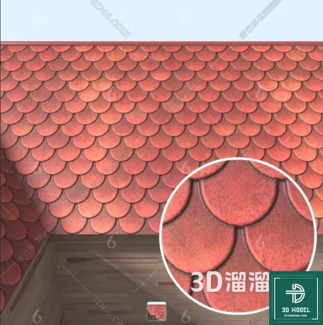 MATERIAL – TEXTURES – ROOF TILES – 0064
