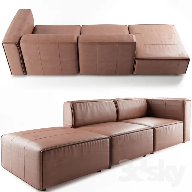 BoConcept sofa CARMO 3DS Max - thumbnail 3